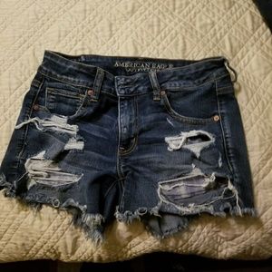 American Eagle super stretch midi shorts
